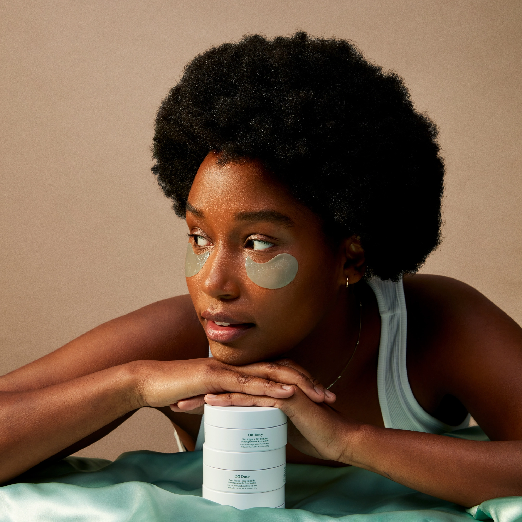 OffDuty? Sea Algae   Bio-Peptide Smoothing Biodegradable Eye Masks