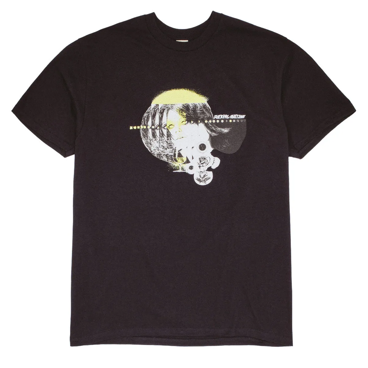 Office Software Fucking Awesome Brinda T-Shirt - Black Kindergarten Gear