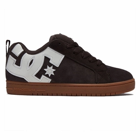 Office Equipment DC Court Graffik SE Shoes - Brown/Gum Stamps