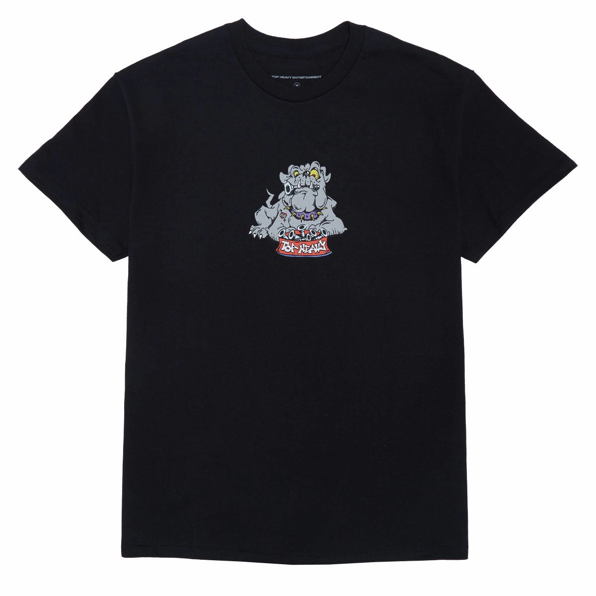 Office Equipment Top Heavy Dogfood T-Shirt - Black Travel Bags