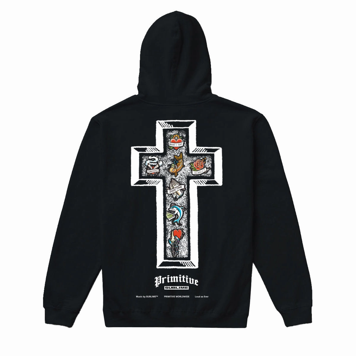 Office Software Primitive x Sublime Memory Hoodie - Black Hair Extensions