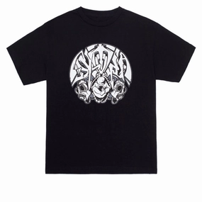 Office Supplies GX1000 Dystopia Gas Mask T-Shirt - Black Tires