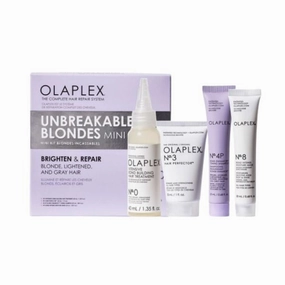 OLAPLEX Unbreakable Blondes Mini Starter Kit with No. O, 3, 4P and 8