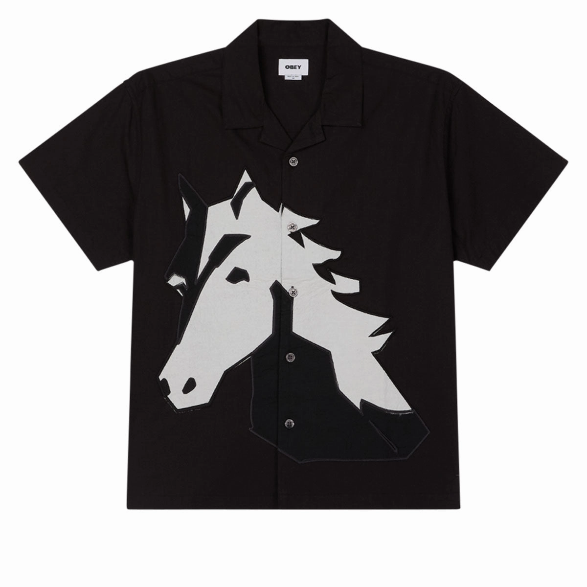 Online Shopping Obey Beau Woven Shirt - Black Multi Sporting Goods