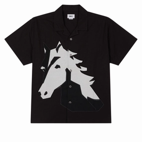 Online Shopping Obey Beau Woven Shirt - Black Multi Sporting Goods