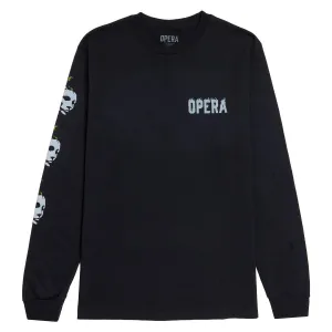 Opera Fire Mask Long Sleeve T-Shirt - Black Sports Teams Toys