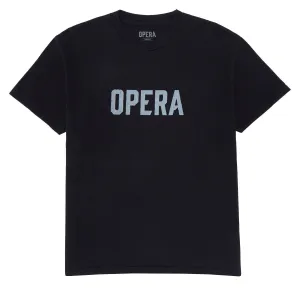 Opera Font T-Shirt - Black Bedding Hair Extensions