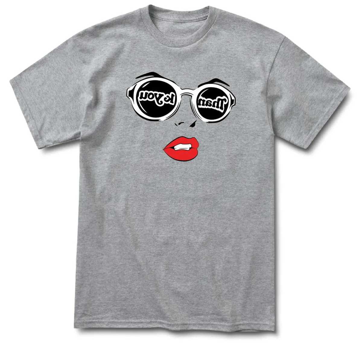 Organic Food Thank You Frames T-Shirt - Heather Grey Storage Solutions