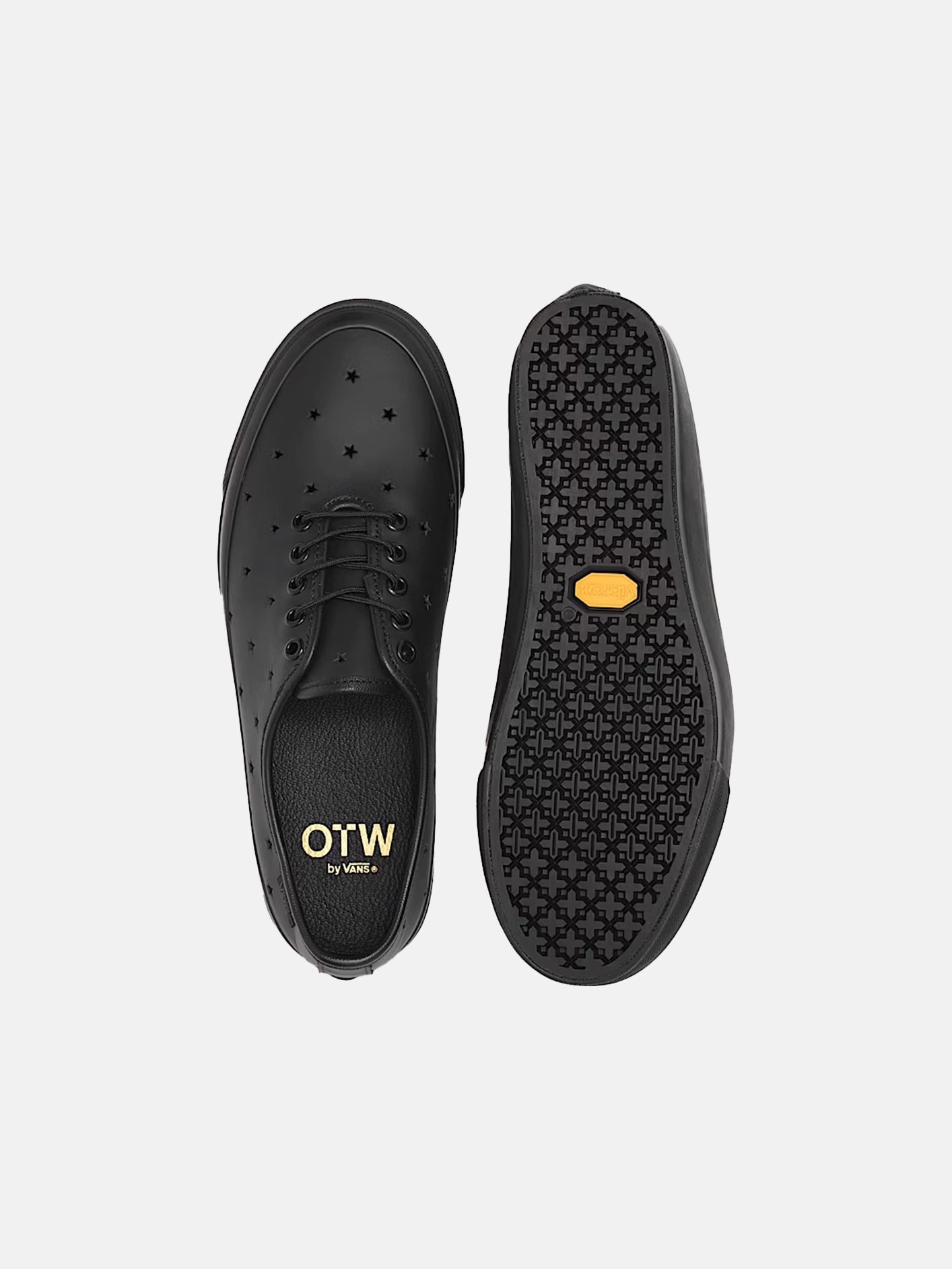 OTW Authentic One Piece Vibram "Leather Star Black" Soft Step Move Glide