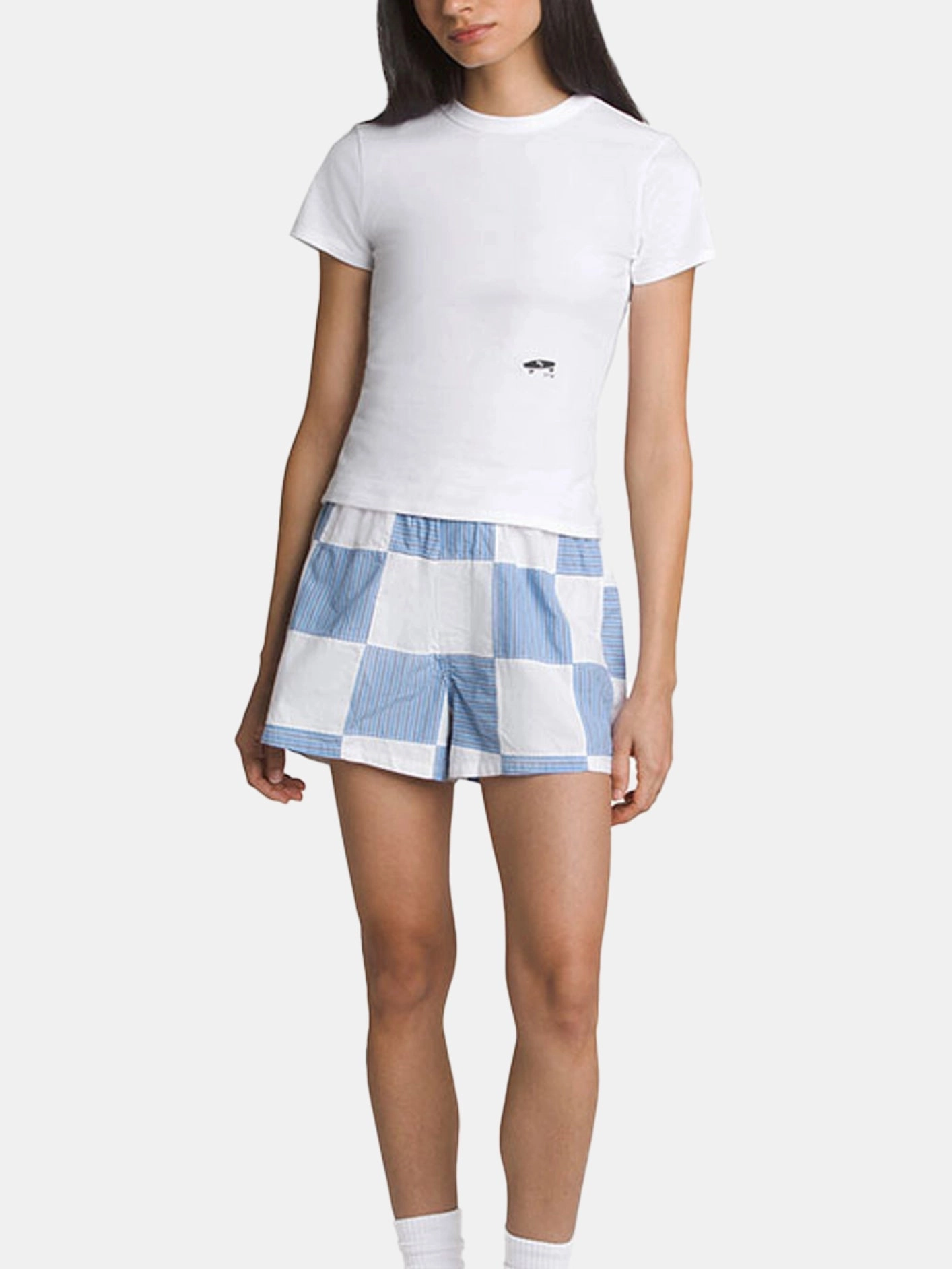 Urban Fashion Soft Cushioned Upper OTW Homme Girls Fitted SS Tee "White"