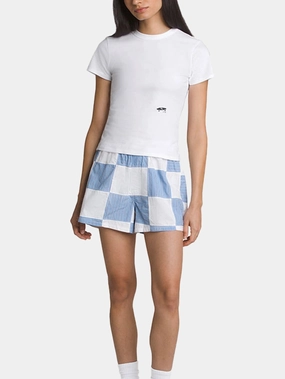 Urban Fashion Soft Cushioned Upper OTW Homme Girls Fitted SS Tee "White"