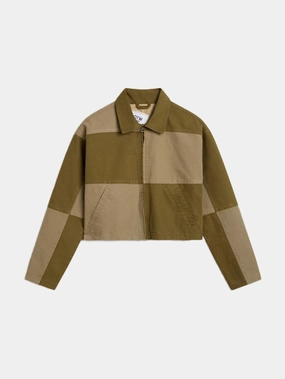 Evening Step Cliff Hike OTW Homme Girls Reversible Jacket "Dark Olive"