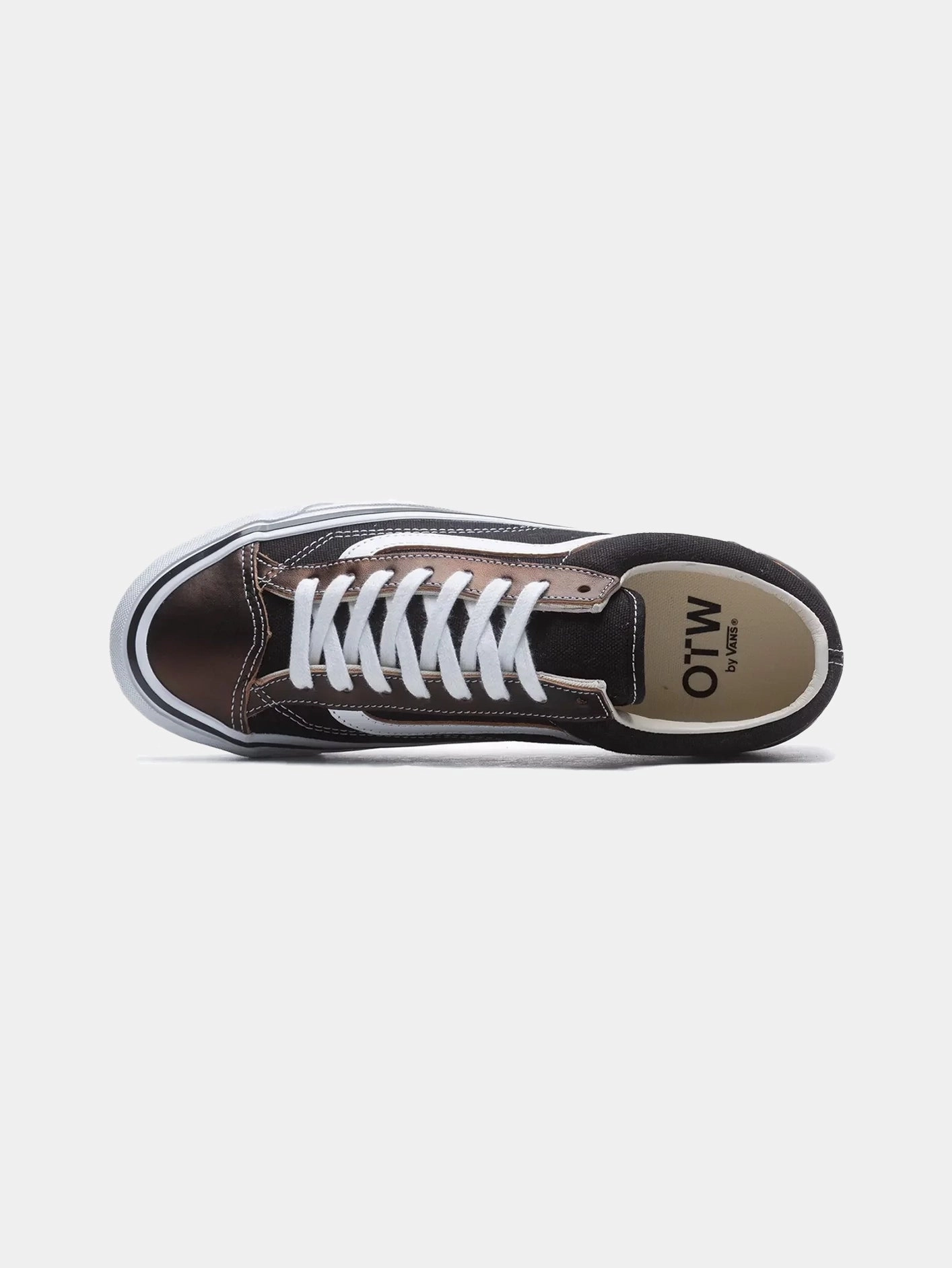 OTW Old Skool 36 Vibram "Black/White" Soft Walk Step-On Layer