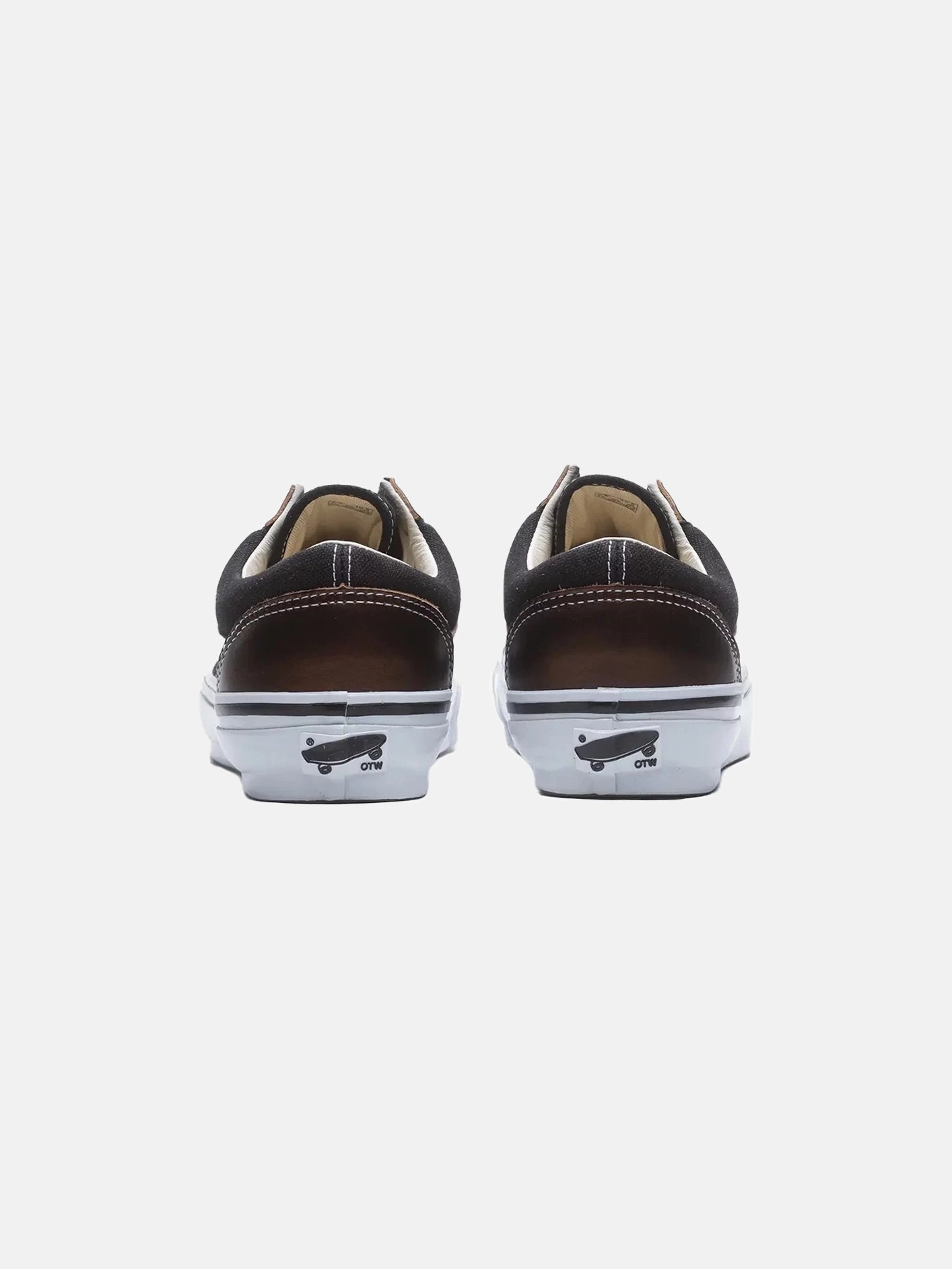 OTW Old Skool 36 Vibram "Black/White" Soft Walk Step-On Layer