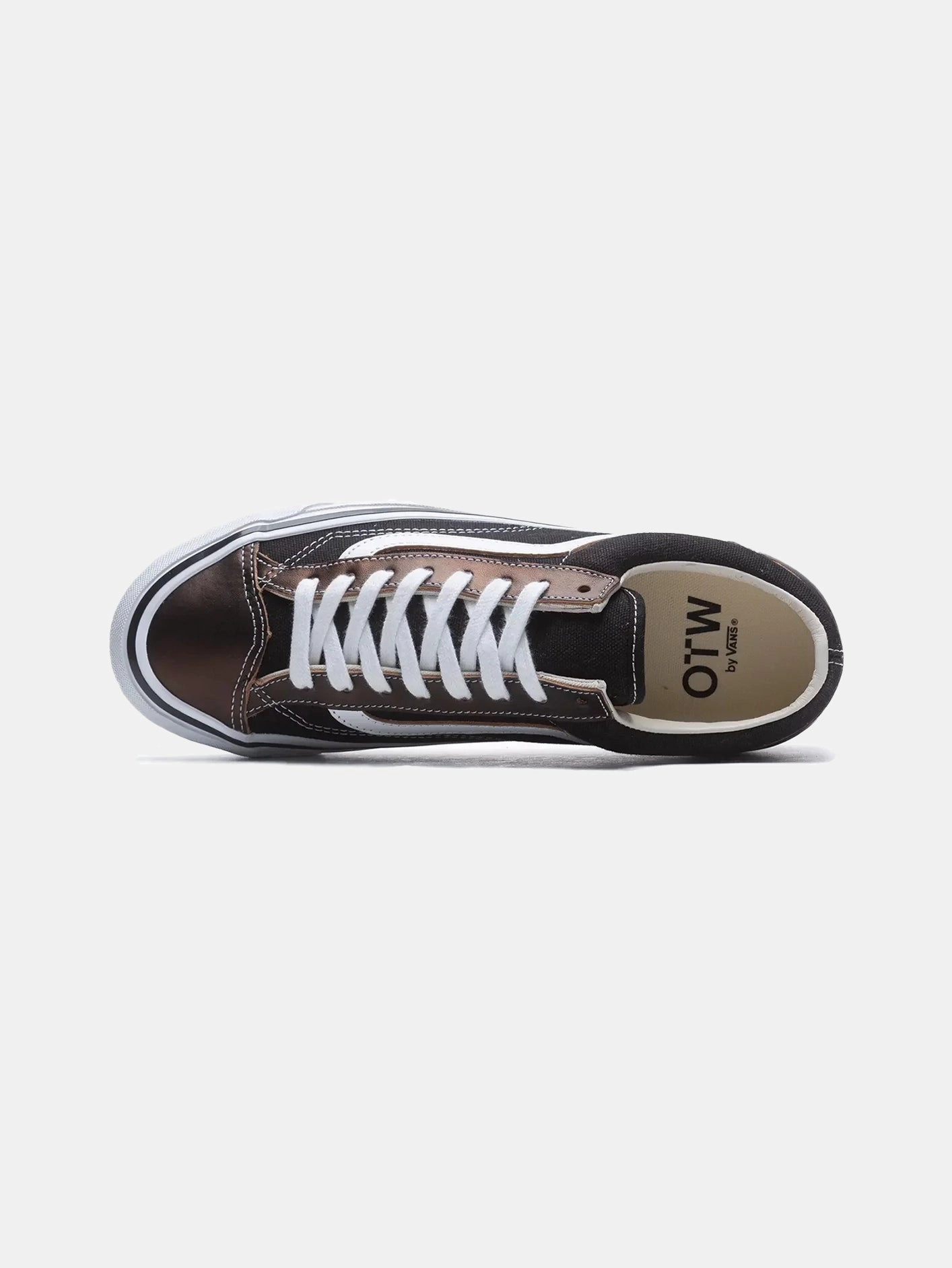 OTW Old Skool 36 Vibram "Black/White" Soft Walk Step-On Layer