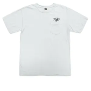 Outerwear Loser Machine Smoking Lounge Pocket T-Shirt - White Razors