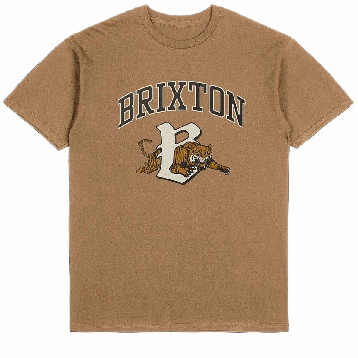 Packaging Materials Brixton Tiger T-Shirt - Tobacco Brown Worn Wash Bubble Wrap