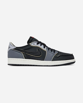 Cool Design NIKE AIR JORDAN1 RETRO LOW OG EX BLACK SMOKE GREY