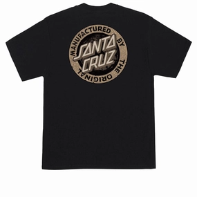 Pants Santa Cruz Carved MFG T-Shirt - Black Plumbing