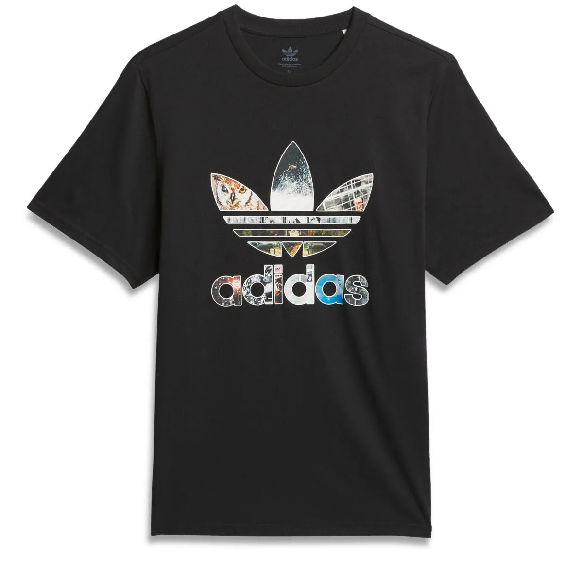 Paper Adidas Dill Trefoil T-Shirt - Black Tablets