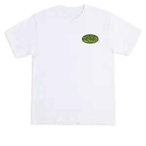 Paper Products Creature Crash and Burn T-Shirt - White Restaurant Equipment