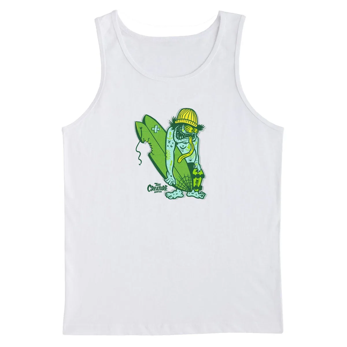 Paper Products Creature Haunted Sea Tank Top - White Sports Cards