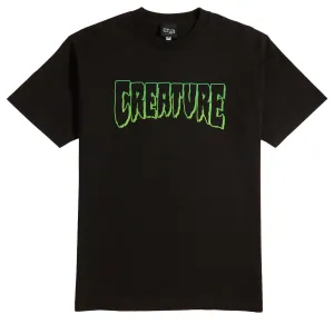 Paper Products Creature Logo Outline T-Shirt - Black Business & Industrial