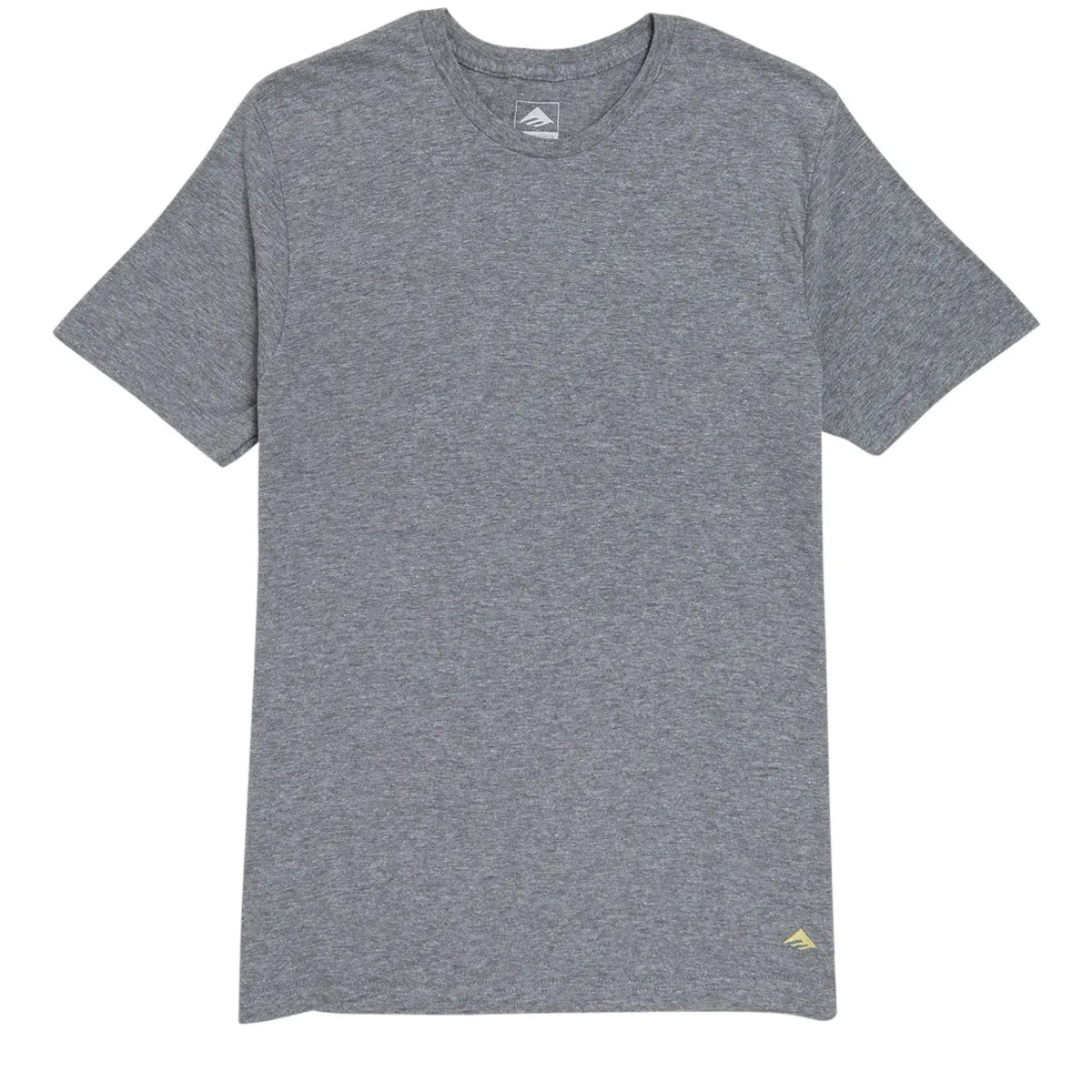Paper Products Emerica Micro Triangle T-Shirt - Charcoal/Heather Unisex Clothing