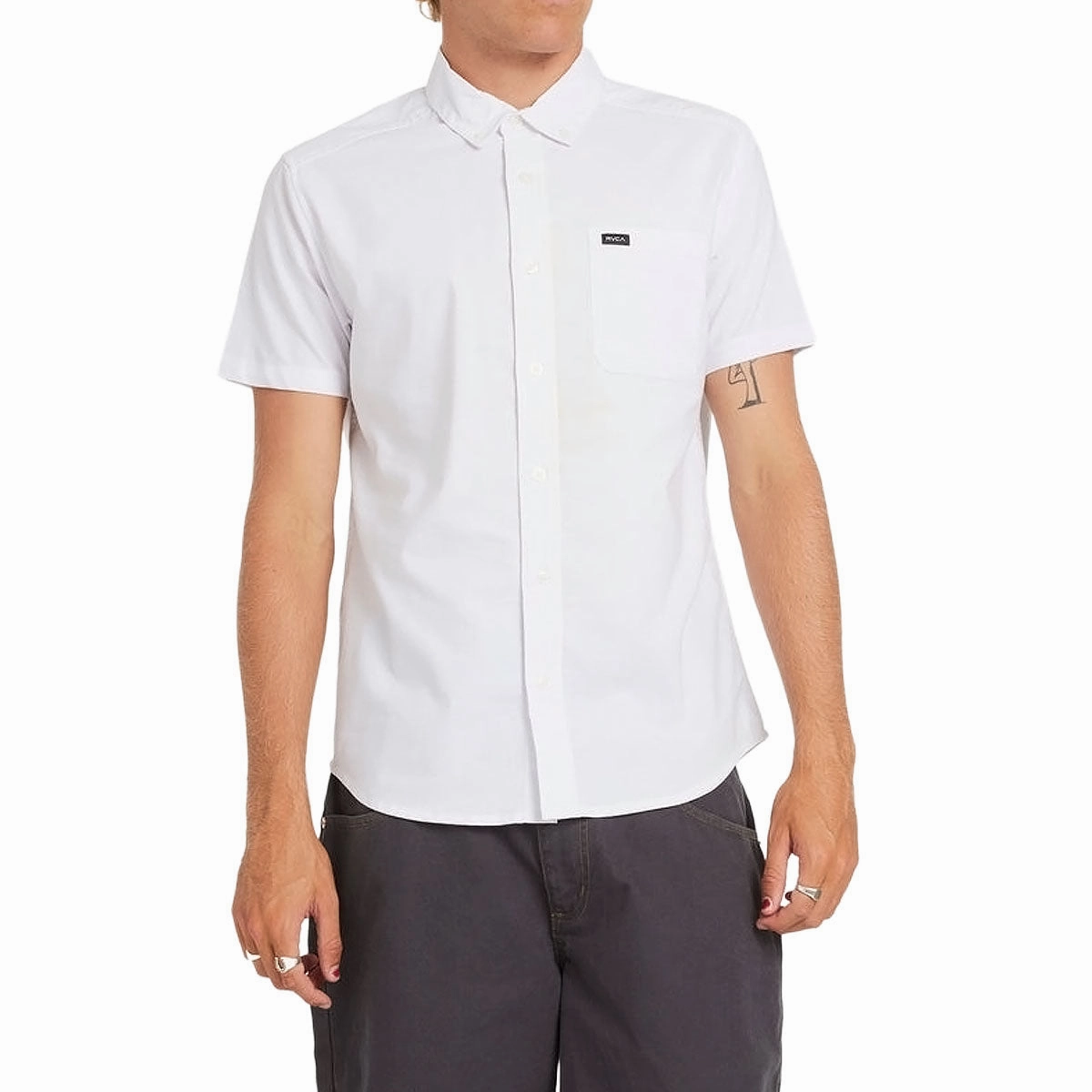 Paper Products RVCA Thatll Do Stretch Shirt - White 2025 Designer Brands