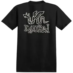 Party Wear Krooked No Monster T-Shirt - Black Bottoms