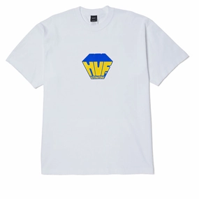 Party Favors HUF Big Block T-Shirt - White Balloons