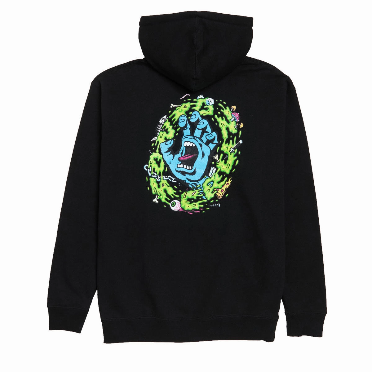 Party Favors Santa Cruz Slime Scream Hoodie - Black Inflatable Pool