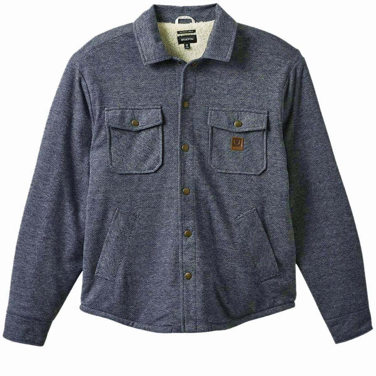Party Supplies Brixton Durham Lined Jacket - Black Herringbone Fashion Blog