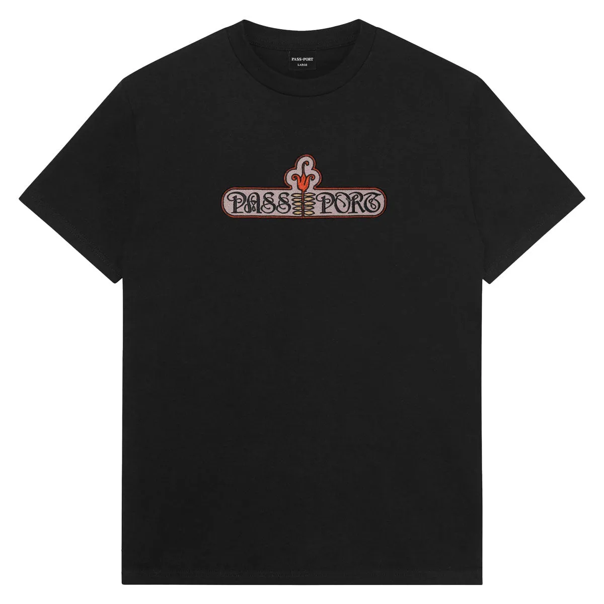 Passport Gardenia T-Shirt - Black Patio Heaters Car Chargers