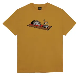 Passport Keep Running T-Shirt - Mustard Business & Industrial Chargers