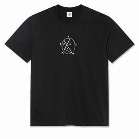 Passport Holders Polar Head T-Shirt - Black Handmade