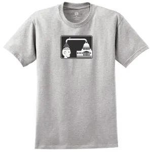 Patio Heaters Alien Workshop Brainwash T-Shirt - Heather Grey Streetwear