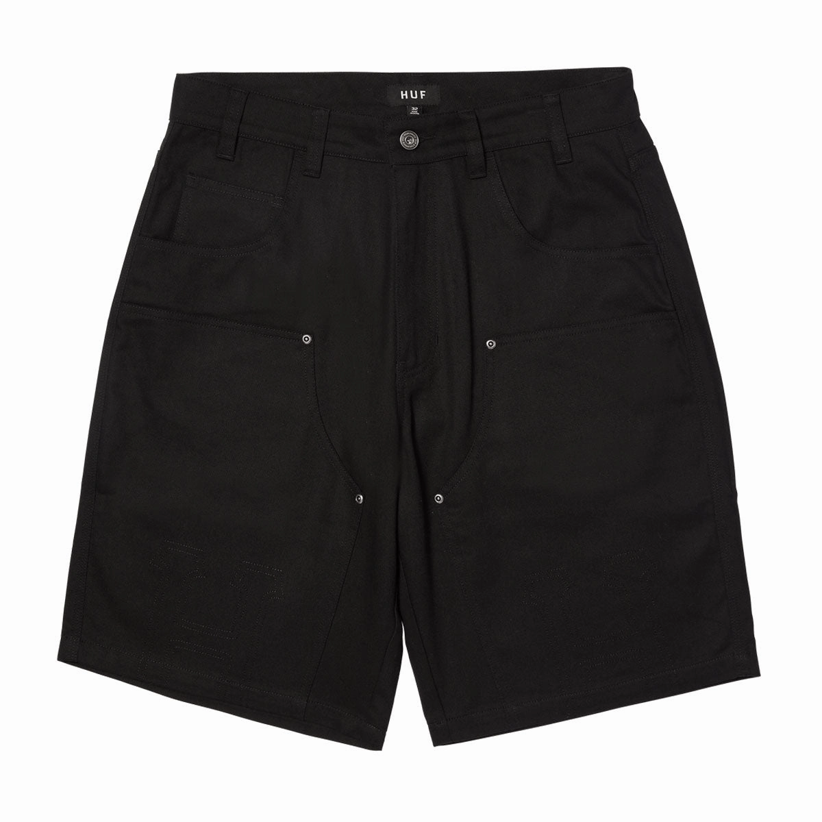 Patio Heaters HUF Classic H Double Knee Work Shorts - Black Tablets