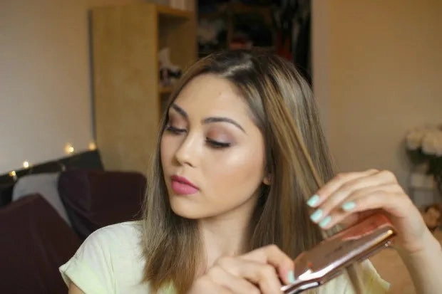 Paul Mitchell 1.25 Rose Gold Express Ion Smooth  with Free Brush