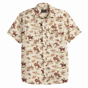 Pendleton Laramie Shirt - Wild Horse Ecru Headphones Scissors