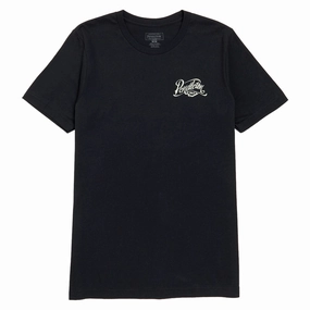Pendleton Script T-Shirt - Black/White Sports Teams Bar Supplies