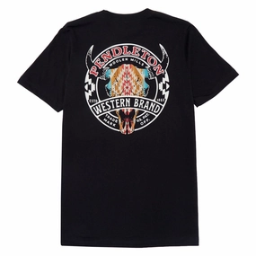 Pendleton Western Brand Logo T-Shirt - Black/Multi Deodorant Jewelry