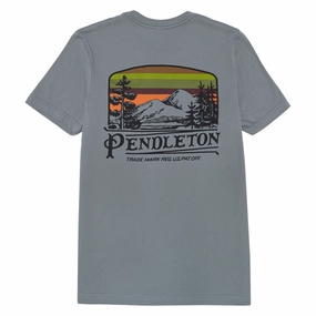 Pendleton Wild Sunset T-Shirt - Blue Storm/Multi Streaming Services Vitamins