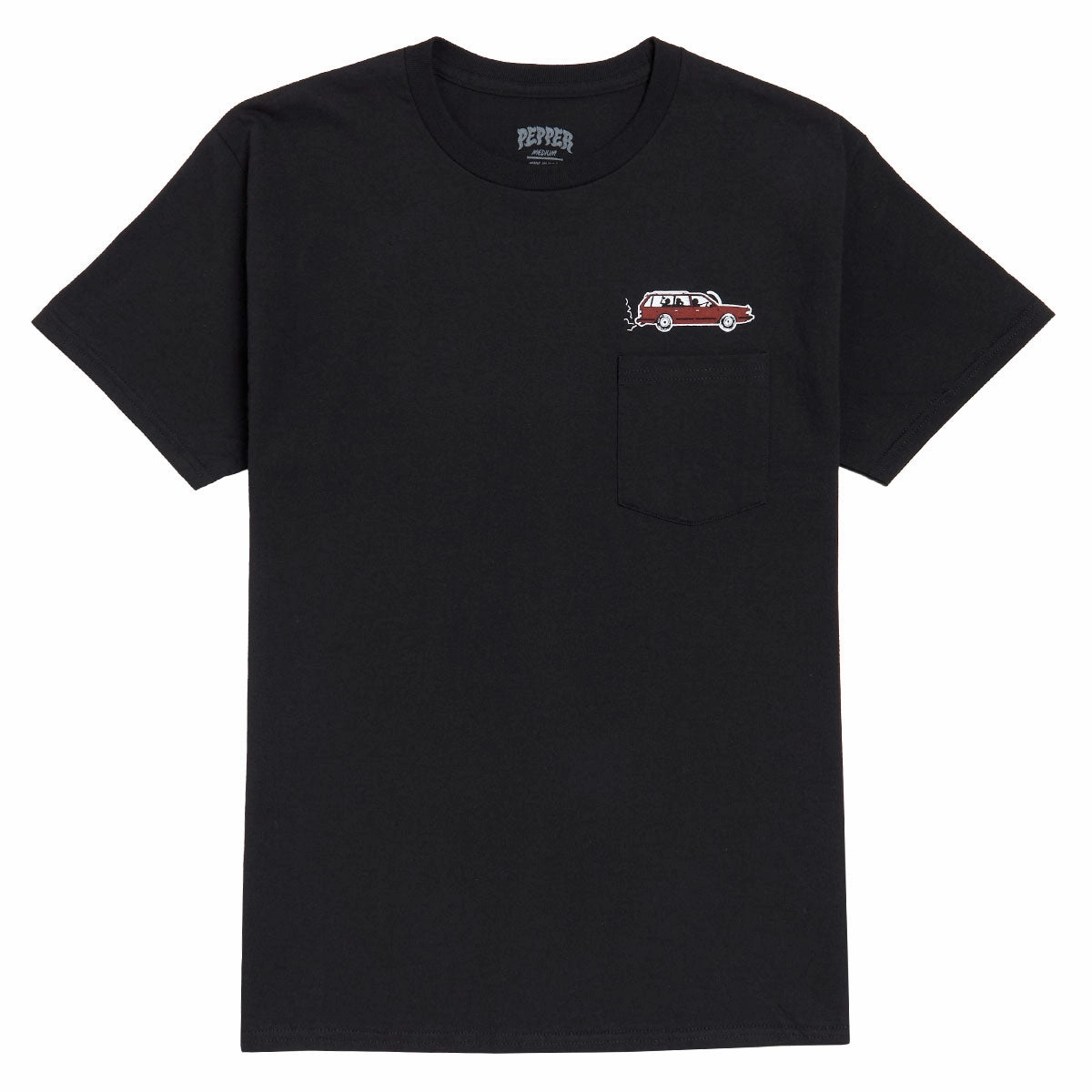 Pepper Wagon Pocket T-Shirt - Black Loungewear Vitamins
