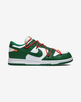 Built-in silhouette Foot Comfort NIKE X OFF WHITE DUNK LOW PINE GREEN