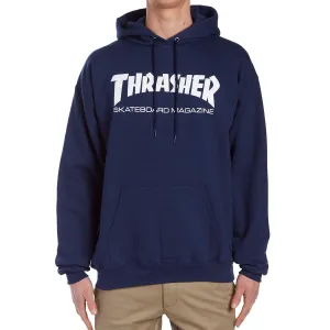 Personal Care Thrasher Skate Mag Hoodie - Navy Consoles