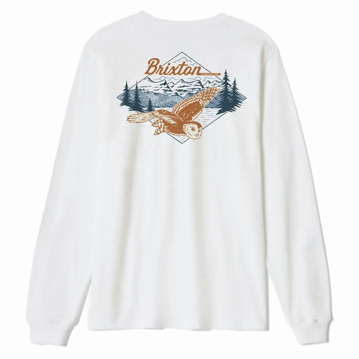 Pet Clothes Brixton Driftway Long Sleeve T-Shirt - White Collectibles
