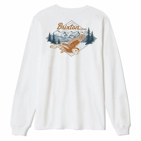 Pet Clothes Brixton Driftway Long Sleeve T-Shirt - White Collectibles