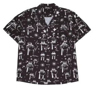 Photography Fucking Awesome Spike Club Shirt - Black Hair Extensions