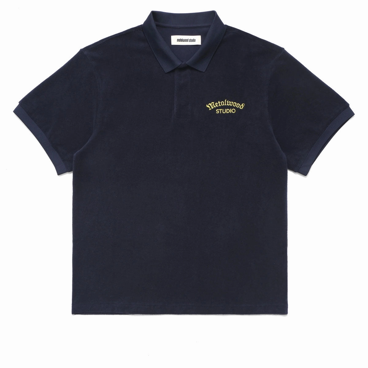 Photography Metalwood Medieval Terry Polo Shirt - Navy Learning Toys